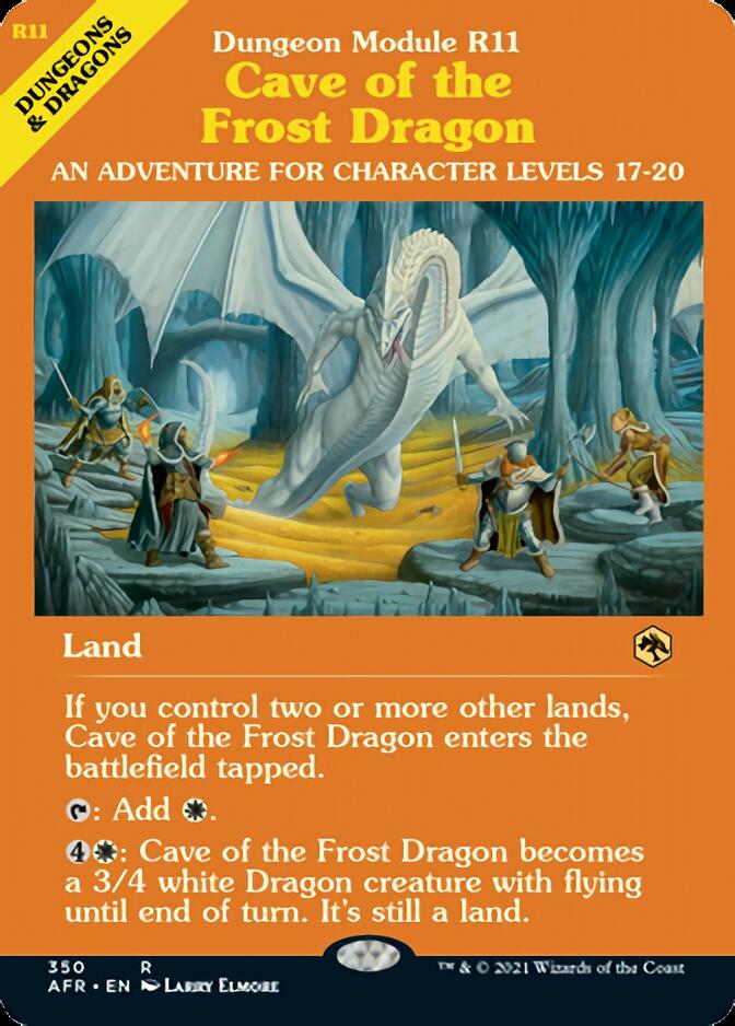 Cave of the Frost Dragon (Dungeon Module) [Dungeons & Dragons: Adventures in the Forgotten Realms] | Gam3 Escape