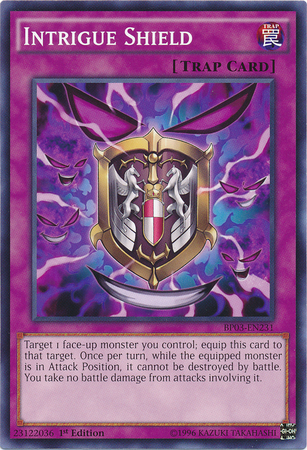 Intrigue Shield [BP03-EN231] Common | Gam3 Escape