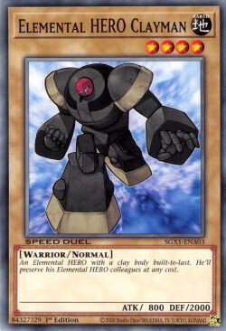 Elemental HERO Clayman [SGX1-ENA03] Common | Gam3 Escape