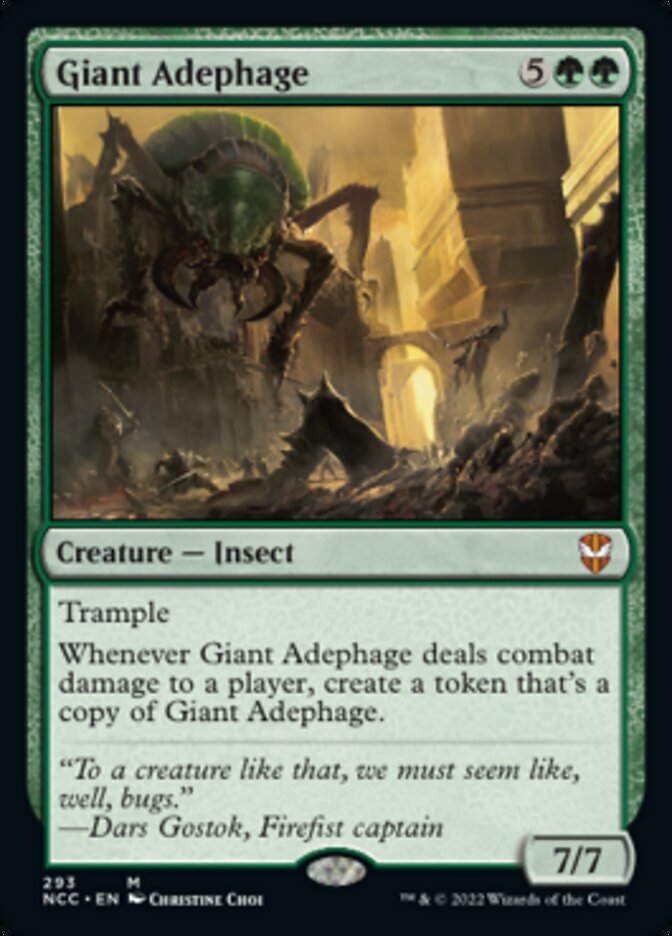 Giant Adephage [Streets of New Capenna Commander] | Gam3 Escape