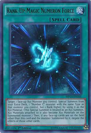 Rank-Up-Magic Numeron Force [MP14-EN101] Ultra Rare | Gam3 Escape