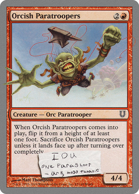 Orcish Paratroopers [Unhinged] | Gam3 Escape