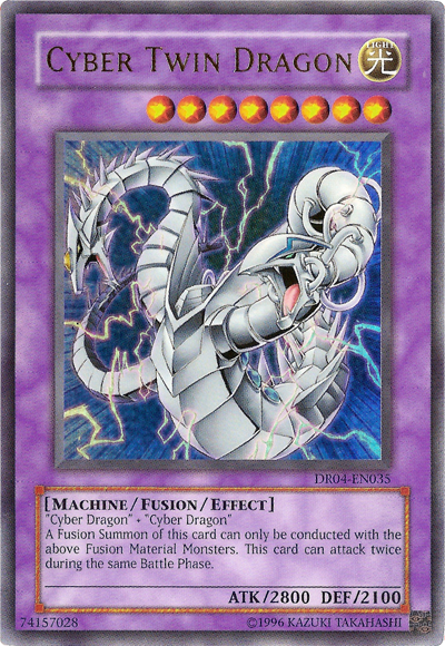Cyber Twin Dragon [DR04-EN035] Ultra Rare | Gam3 Escape