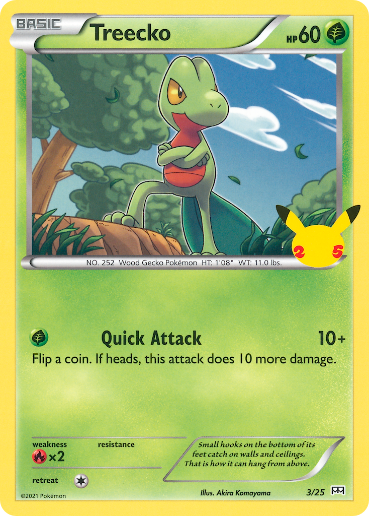 Treecko (3/25) [McDonald's 25th Anniversary] | Gam3 Escape