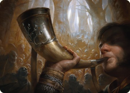 Horn of Gondor Art Card [The Lord of the Rings: Tales of Middle-earth Art Series] | Gam3 Escape