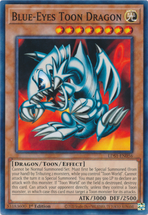 Blue-Eyes Toon Dragon [LDS1-EN056] Common | Gam3 Escape
