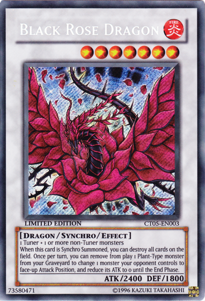 Black Rose Dragon [CT05-EN003] Secret Rare | Gam3 Escape