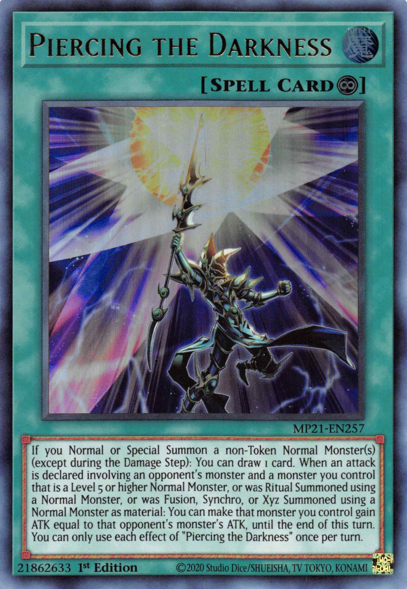 Piercing the Darkness [MP21-EN257] Ultra Rare | Gam3 Escape