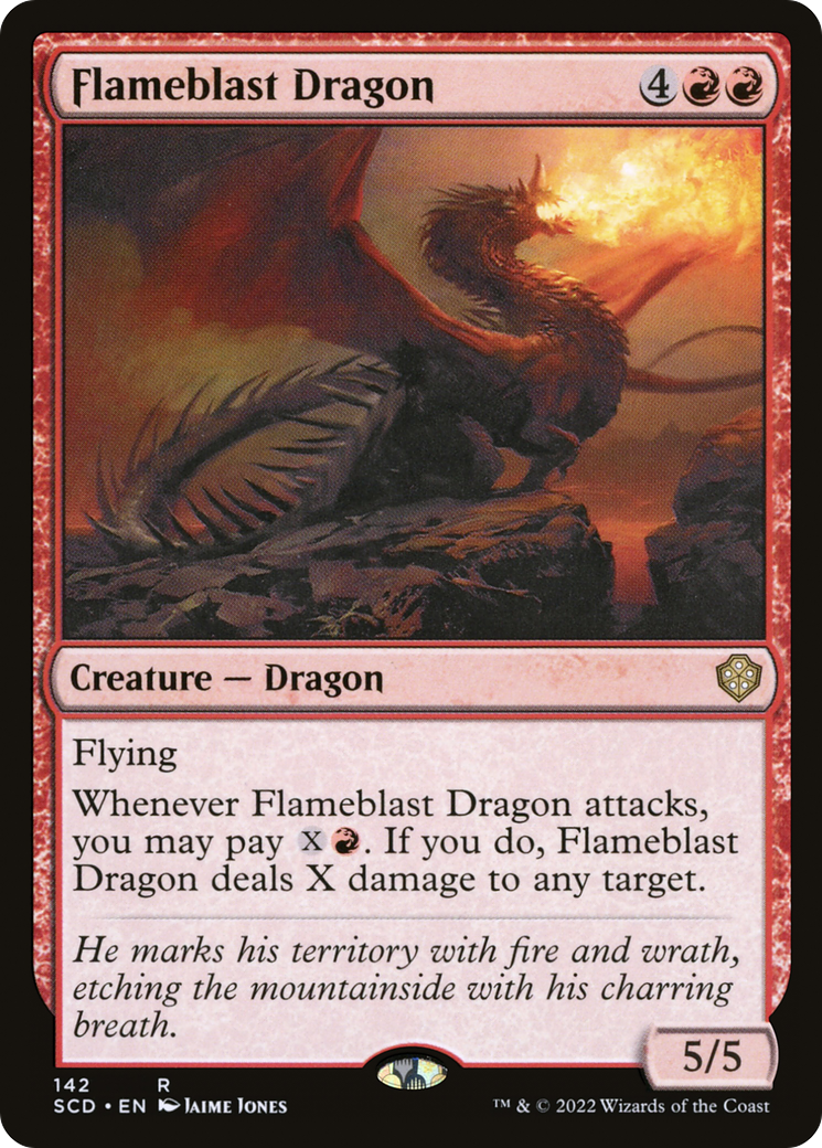 Flameblast Dragon [Starter Commander Decks] | Gam3 Escape