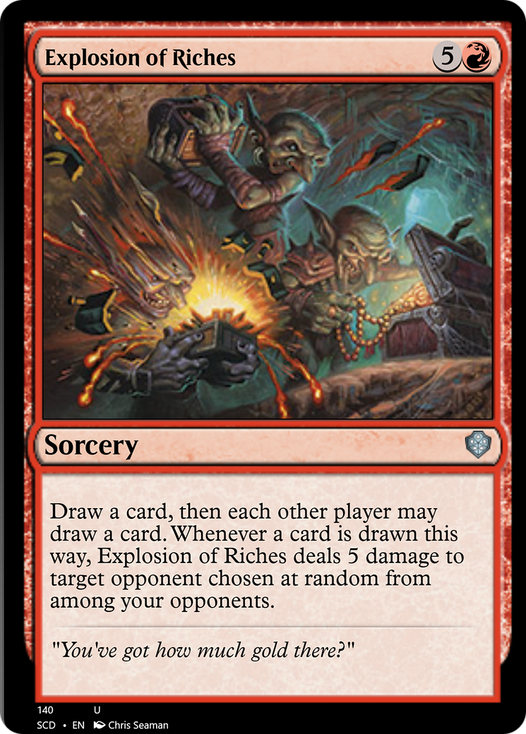 Explosion of Riches [Starter Commander Decks] | Gam3 Escape