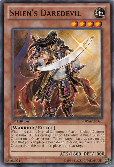 Shien's Daredevil [SDWA-EN020] Common | Gam3 Escape