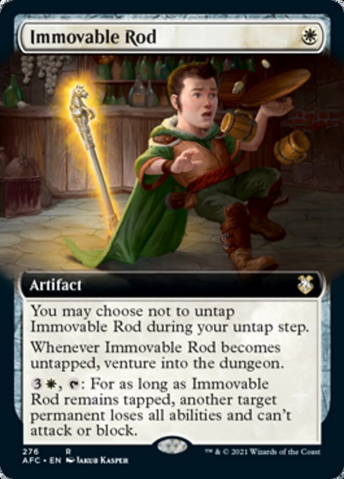 Immovable Rod (Extended) [Dungeons & Dragons: Adventures in the Forgotten Realms Commander] | Gam3 Escape