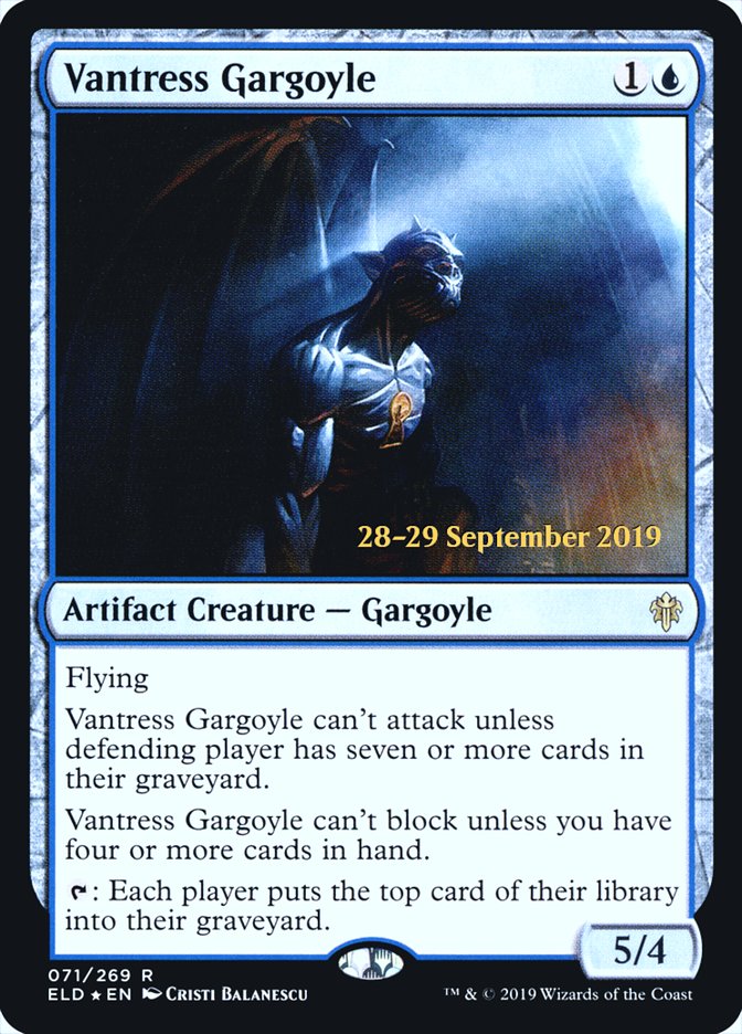 Vantress Gargoyle  [Throne of Eldraine Prerelease Promos] | Gam3 Escape