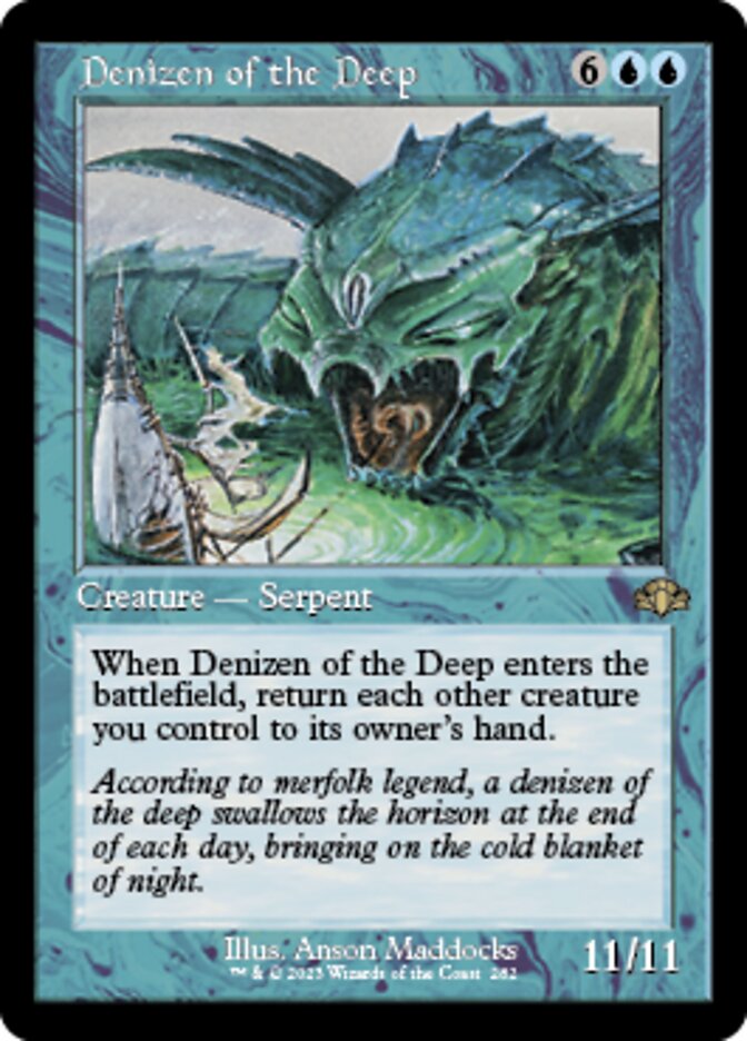 Denizen of the Deep (Retro) [Dominaria Remastered] | Gam3 Escape