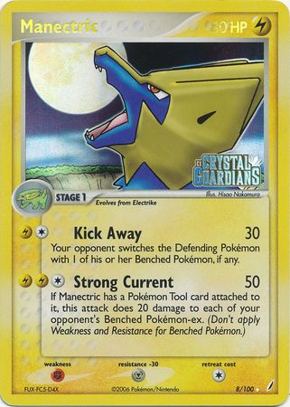 Manectric (8/100) (Stamped) [EX: Crystal Guardians] | Gam3 Escape