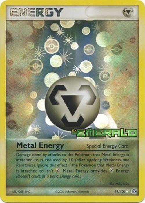 Metal Energy (88/106) (Stamped) [EX: Emerald] | Gam3 Escape