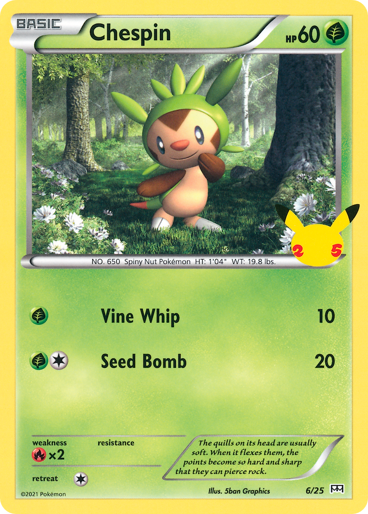 Chespin (6/25) [McDonald's 25th Anniversary] | Gam3 Escape