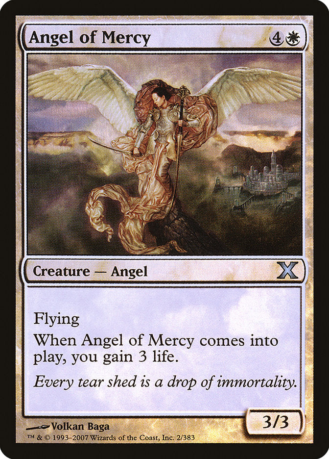 Angel of Mercy (Premium Foil) [Tenth Edition] | Gam3 Escape