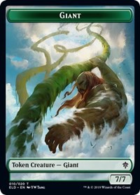 Giant // Food (18) Double-sided Token [Throne of Eldraine Tokens] | Gam3 Escape