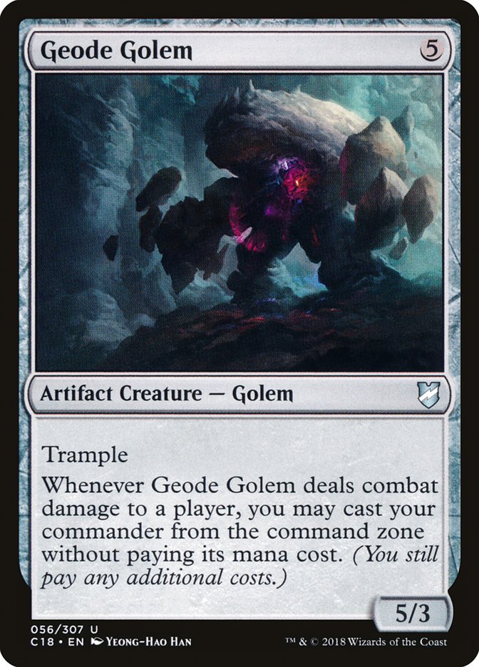 Geode Golem [Commander 2018] | Gam3 Escape