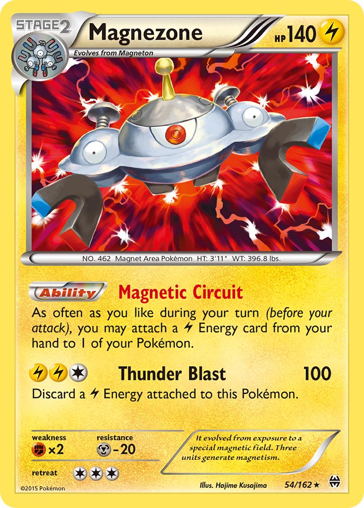 Magnezone (54/162) (Theme Deck Exclusive) [XY: BREAKthrough] | Gam3 Escape