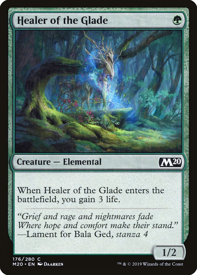 Healer of the Glade [Core Set 2020] | Gam3 Escape