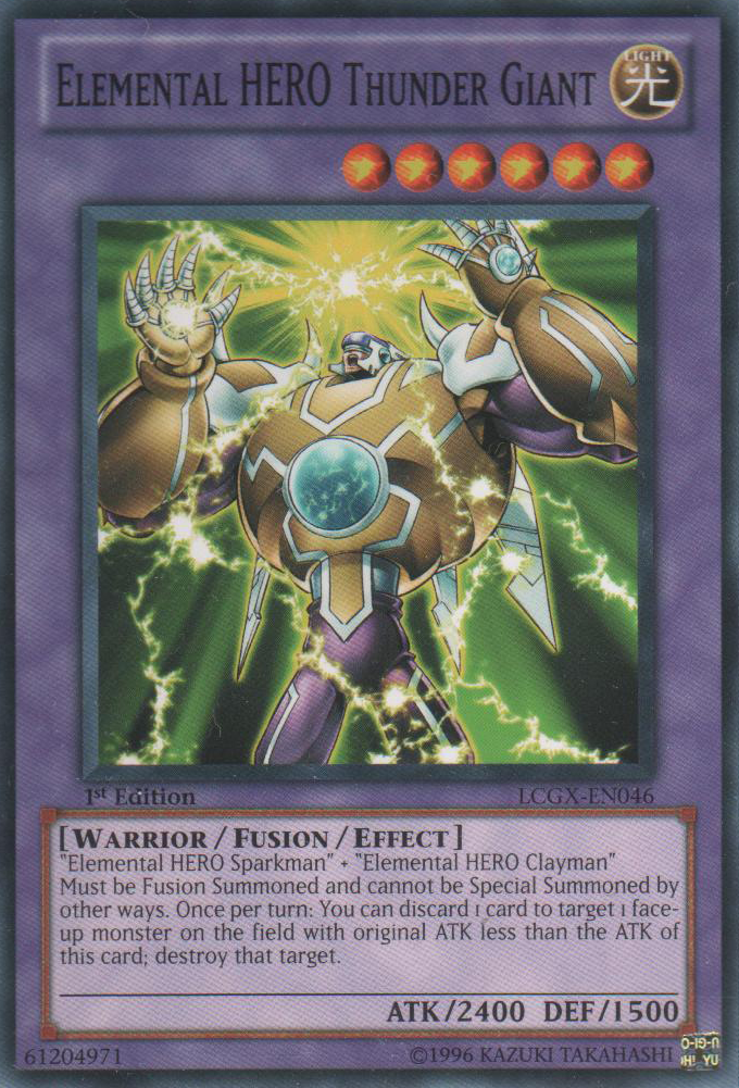 Elemental HERO Thunder Giant [LCGX-EN046] Common | Gam3 Escape