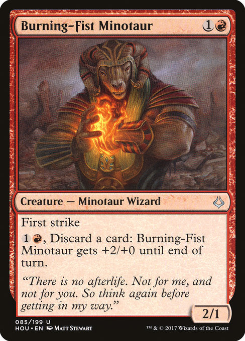 Burning-Fist Minotaur [Hour of Devastation] | Gam3 Escape