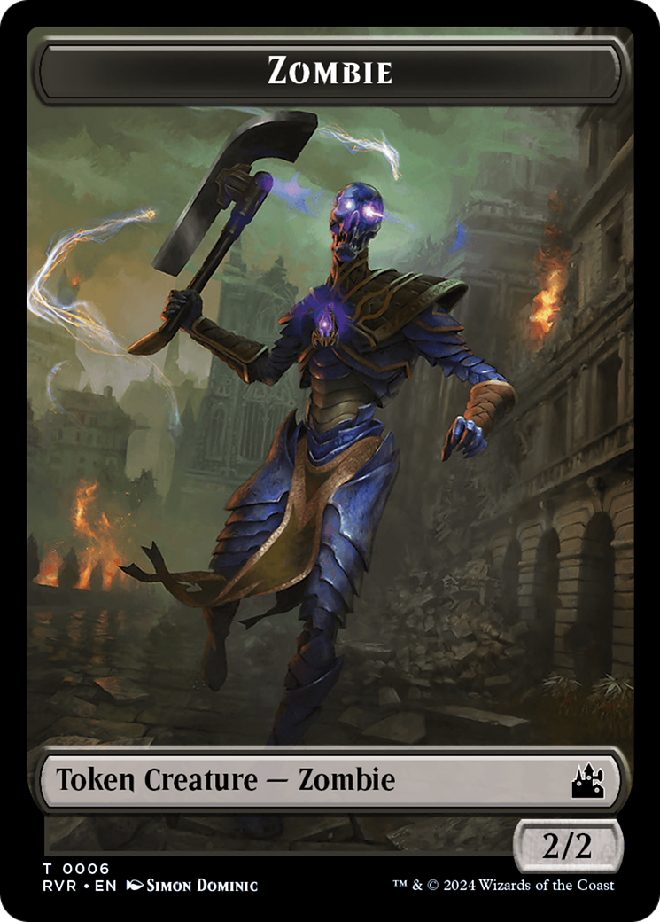 Bird // Zombie Double-Sided Token [Ravnica Remastered Tokens] | Gam3 Escape