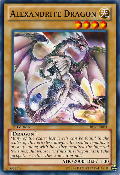 Alexandrite Dragon [SDBE-EN003] Common | Gam3 Escape