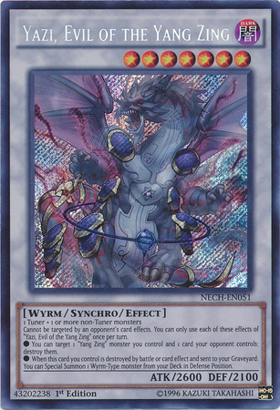 Yazi, Evil of the Yang Zing [NECH-EN051] Secret Rare | Gam3 Escape