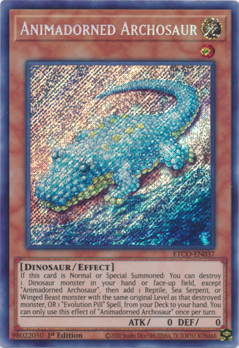 Animadorned Archosaur [ETCO-EN037] Secret Rare | Gam3 Escape