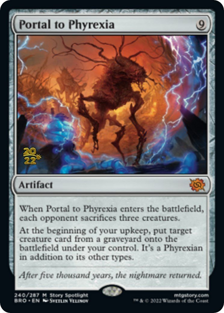 Portal to Phyrexia [The Brothers' War: Prerelease Promos] | Gam3 Escape