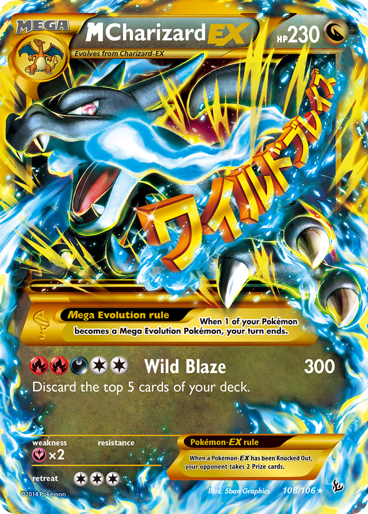 M Charizard EX (108/106) [XY: Flashfire] | Gam3 Escape