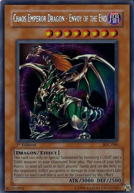 Chaos Emperor Dragon - Envoy of the End [IOC-000] Secret Rare | Gam3 Escape