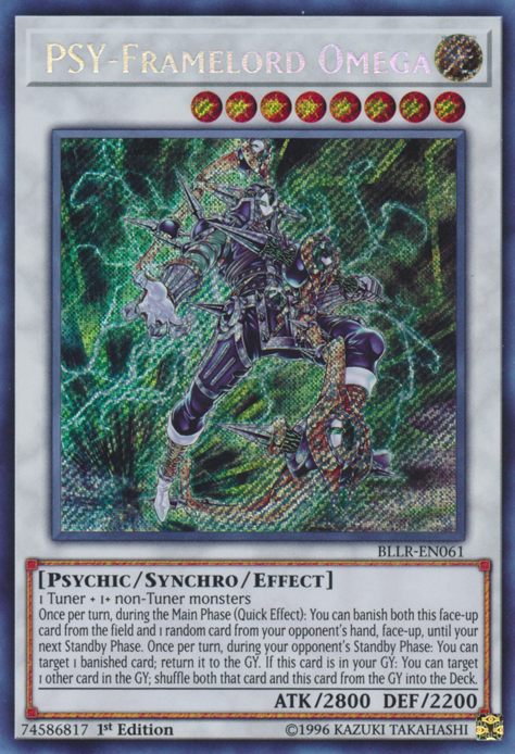 PSY-Framelord Omega [BLLR-EN061] Secret Rare | Gam3 Escape