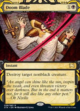 Doom Blade (Etched Foil) [Strixhaven Mystical Archive] | Gam3 Escape