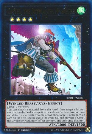 Castel, the Skyblaster Musketeer [DUDE-EN018] Ultra Rare | Gam3 Escape