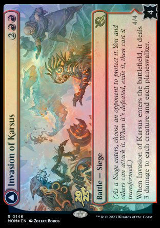 Invasion of Karsus // Refraction Elemental [March of the Machine Prerelease Promos] | Gam3 Escape