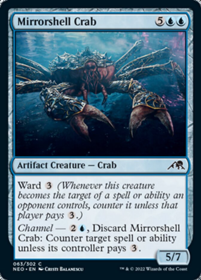 Mirrorshell Crab [Kamigawa: Neon Dynasty] | Gam3 Escape