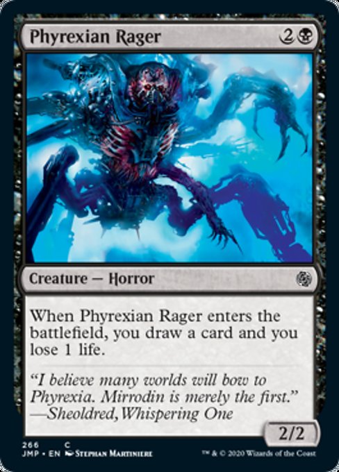 Phyrexian Rager [Jumpstart] | Gam3 Escape