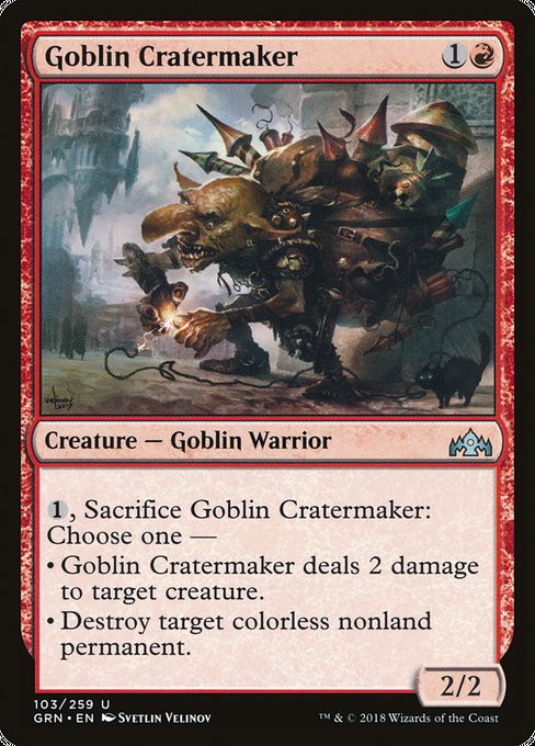 Goblin Cratermaker [Guilds of Ravnica] | Gam3 Escape