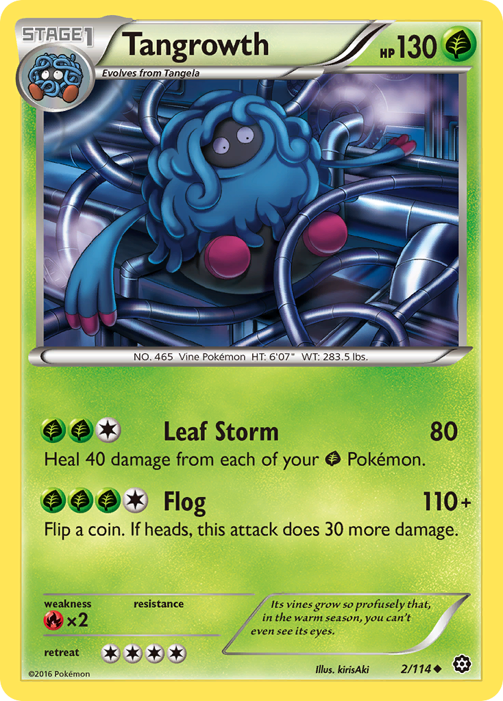 Tangrowth (2/114) [XY: Steam Siege] | Gam3 Escape