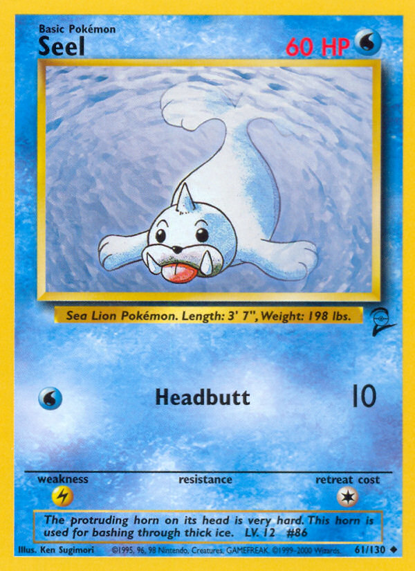 Seel (61/130) [Base Set 2] | Gam3 Escape