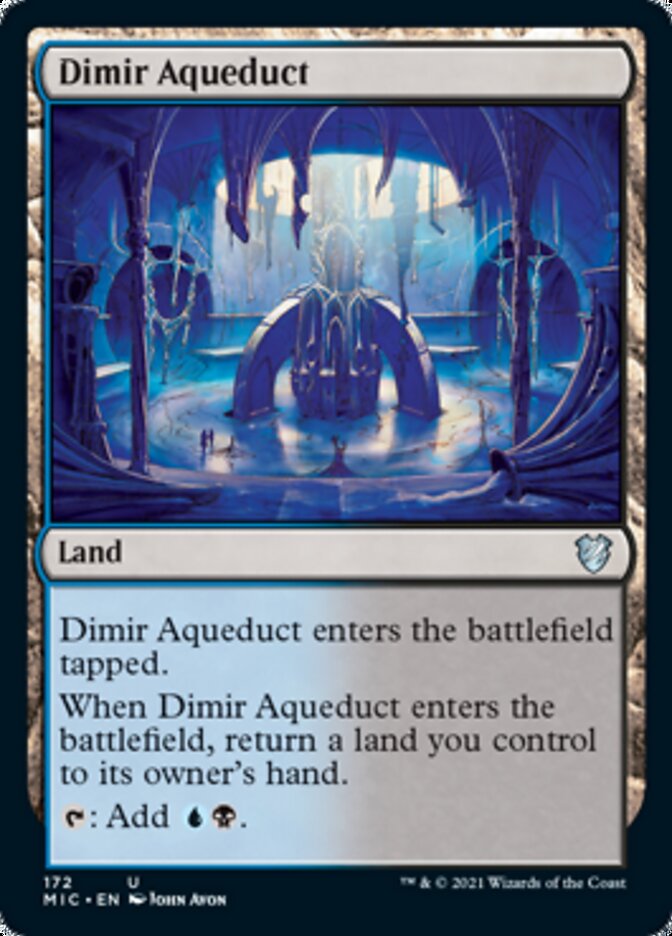 Dimir Aqueduct [Innistrad: Midnight Hunt Commander] | Gam3 Escape