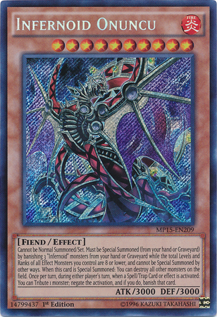 Infernoid Onuncu [MP15-EN209] Secret Rare | Gam3 Escape