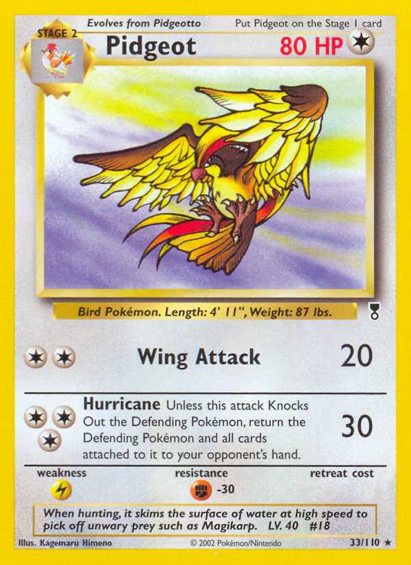 Pidgeot (33/110) [Legendary Collection] | Gam3 Escape