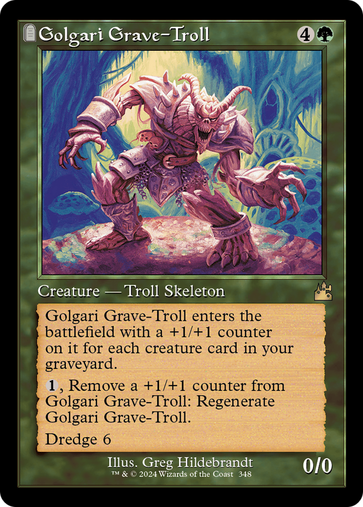 Golgari Grave-Troll (Retro Frame) [Ravnica Remastered] | Gam3 Escape