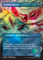 Thing in the Ice // Awoken Horror (Borderless Alternate Art) [Regional Championship Qualifiers 2023] | Gam3 Escape