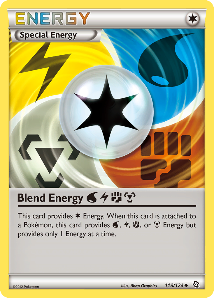 Blend Energy WaterLightningFightingMetal (118/124) [Black & White: Dragons Exalted] | Gam3 Escape